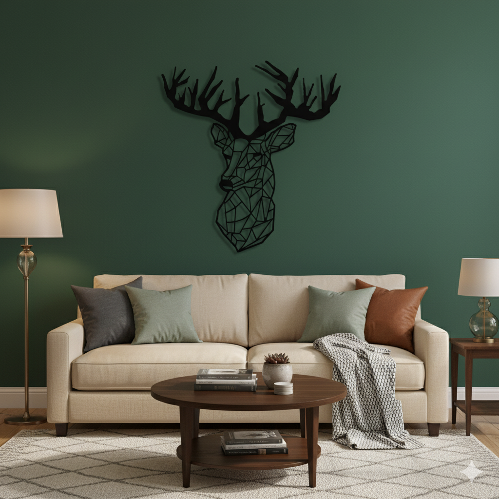 Geocentric Stag Head